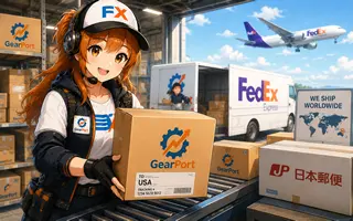 世界へ向けて発送