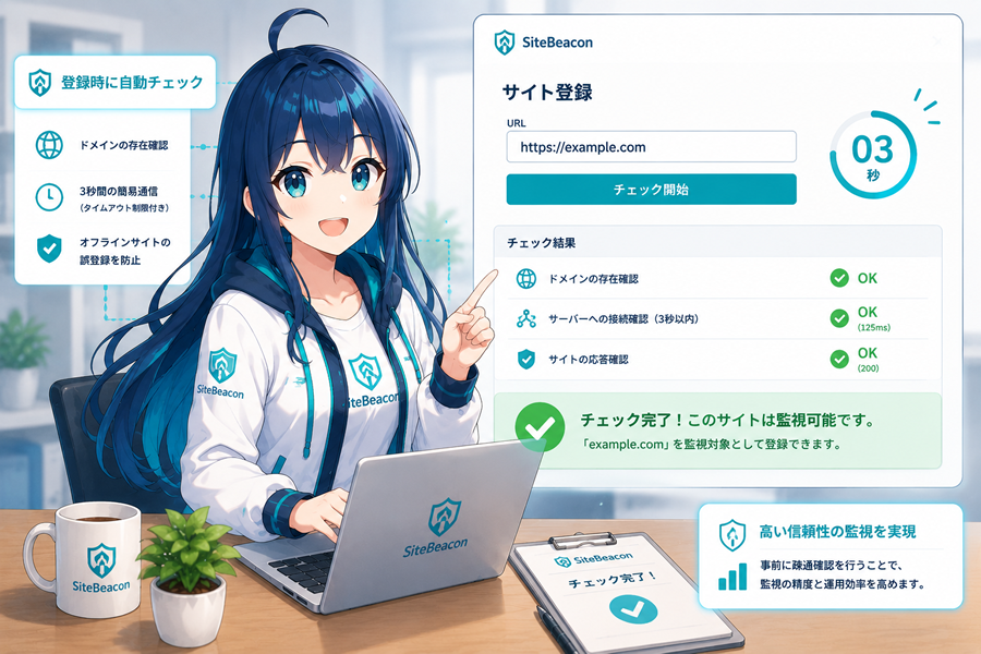 SiteBeacon Features