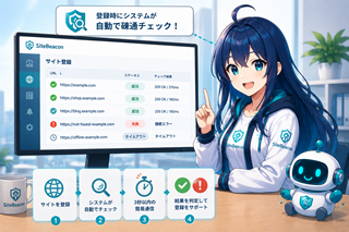 登録時の疎通チェック